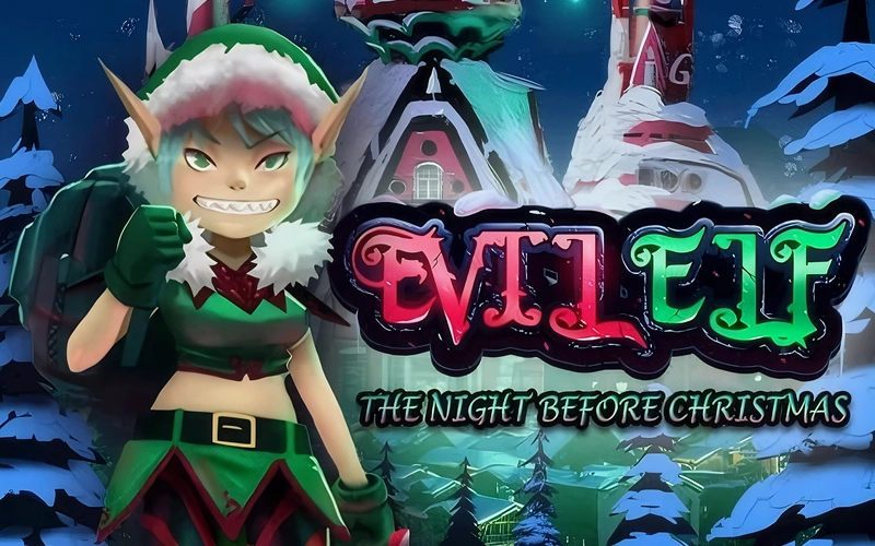 Jouez avec l'elfe de Noël espiègle dans Evil Elf au Win Unique Casino.